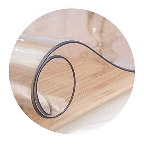 ZWYSL Clear Chair Mat for Hard Floors 180x250cm - Transparent, Sound Absorbent, Scratch Resistant - Office/Home Wooden/Tile Protection