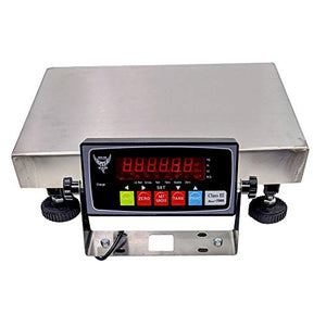 PEC-B130 Stainless Steel USB Bench Scale/Shipping Scale/Food Scale, Capacity/Accuracy 130x0.002lb