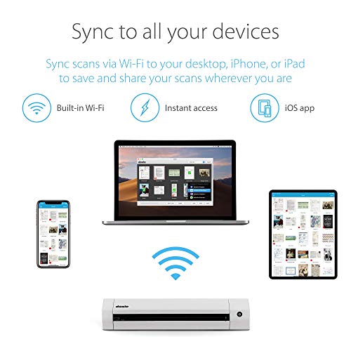 Doxie Go SE Wi-Fi - The Smarter Wi-Fi Scanner with Rechargeable Battery & Amazing Software