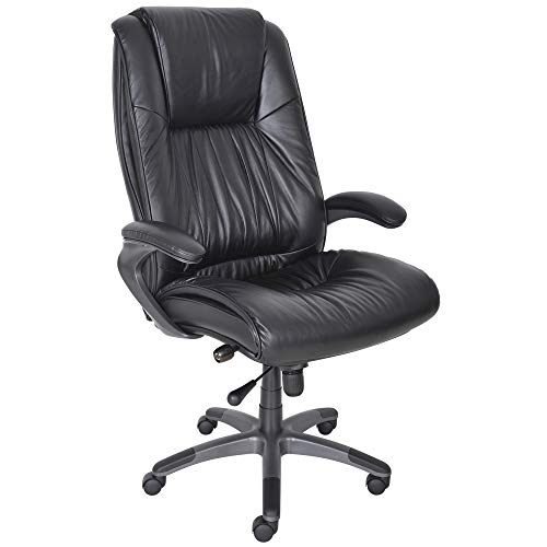 Tiffany & Co. Mayline Ultimo Leather Series 100 High Back Chair, Black Leather