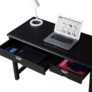Techni Mobili Modern Writing Desk with Storage, 28.8" x 21" x 47.3", Espresso
