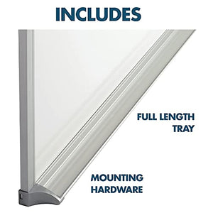 Quartet Whiteboard, 4' x 6', Aluminum Frame