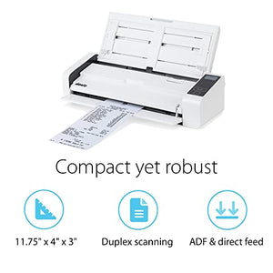 Doxie Pro DX400 - Wired Duplex Document Scanner for Windows and Mac