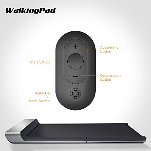 WALKINGPAD A1 Smart Folding Treadmill Under Desk Portable Kingsmith Walking Pad Digital Electric Slim Foldable Fitness Jogging Training Cardio Workout for Home Office 0.5-6KM/H