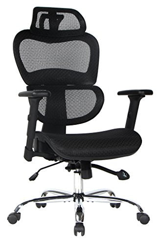 VIVA OFFICE High Back Mesh Executive Chair with Adjustable Headrest and Armrest