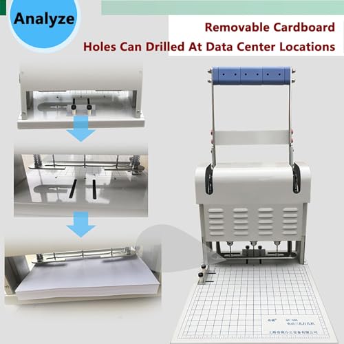 CHROX Electric Financial Binding Machine with Three-Hole Punching and Fast 15-Second Binding