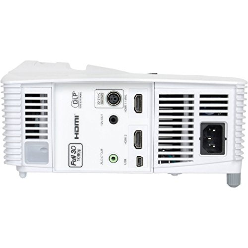 OPTOMA TECHNOLOGY  GT1080Darbee 1080p 3000 Lumens 3D DLP Short Throw Gaming Projector, White