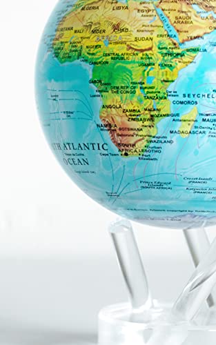 Mova Relief Map Blue Globe 6"