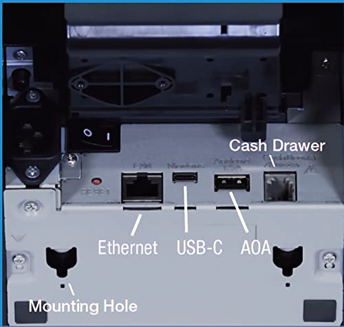 Star Micronics Ethernet Thermal Receipt Printer with CloudPRNT, Android Open Accessory, USB Connectivity