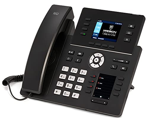 MM MISSION MACHINES Business Phone System: Premium Pack - Auto Attendant/Voicemail, Cell & Remote Extensions, Call Recording - 2 Months Service (12 Phone Bundle)