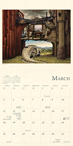 Surrealscapes: The Fantasy Art Of Jacek Yerka 2018 Wall Calendar (CA0165)