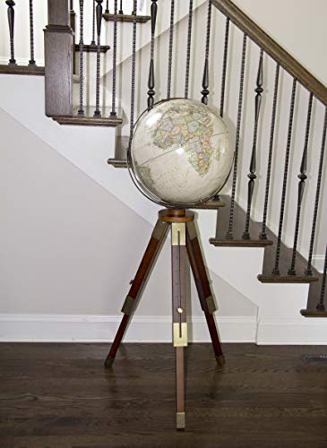 Replogle National Geographic Eaton III 16" Antique Floor Globe (16"/40cm diameter)
