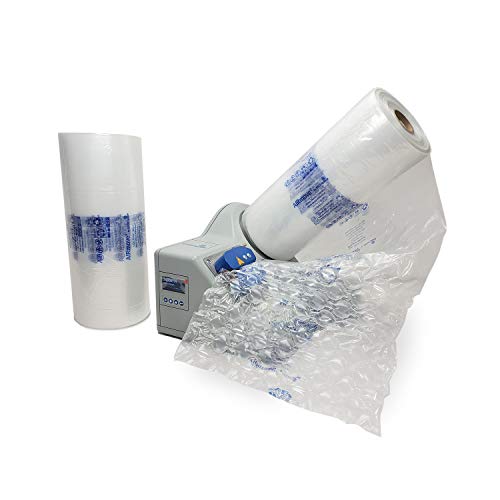 Bubble M Inflatable Packaging Air Film 16" x 1150' for Airmove2 by Storopack, Pack of 2 rolls – Air Cushion Pillows for Packaging and Protection – Space-Saving Alternative to Packing Peanuts