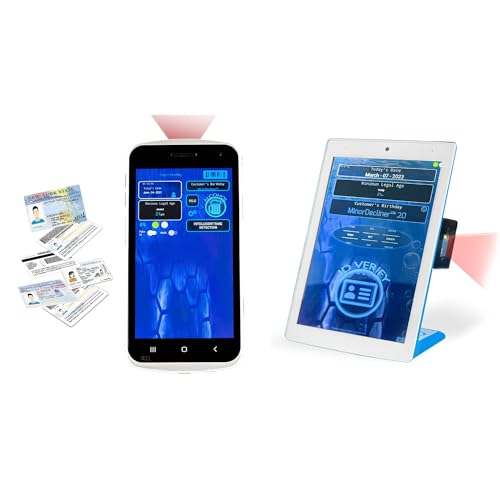 MinorDecliner Smart ID Scanner - Detects Expired IDs, Underage Consumers - Reads 2D Barcode in All 50 States