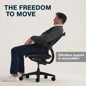 Humanscale Liberty Task Ergonomic Office Chair with Form Sensing Mesh and Automatic Recline