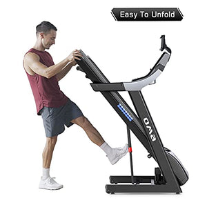 OMA Treadmill for Home 5925CAI with 3.0 HP 15% Auto Incline 300 LBS Capacity Folding Exercise Treadmill for Running