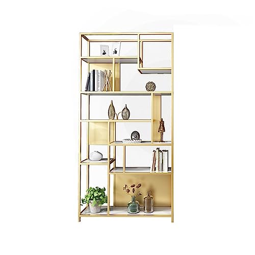 LIMKOO Industrial Style Office Bookshelf (Color: A, Size: 120 * 30 * 200cm)