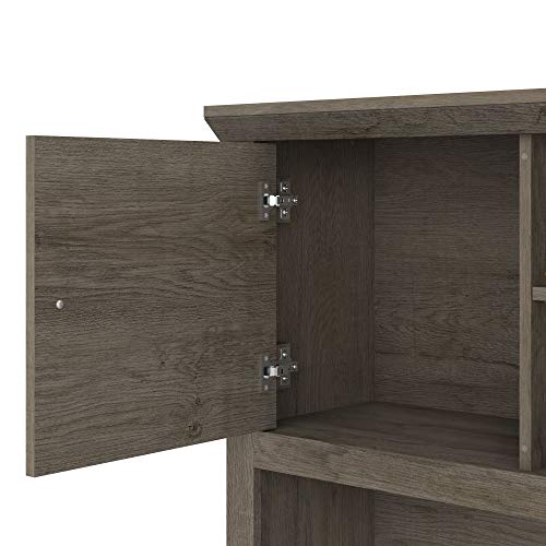 Bush Furniture Yorktown Desk Hutch, 60W, Restored Gray