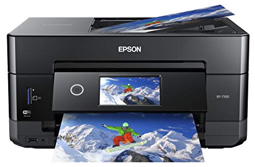 Epson Expression Premium XP-7100 Wireless Color Photo Printer with ADF, Scanner and Copier (Renewed)