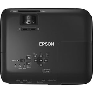 Epson PowerLite 1284 V11H722120-N Wireless WUXGA 3LCD Projector