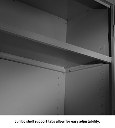 Tennsco TNNJ2478SULGY Jumbo Steel Storage Cabinet