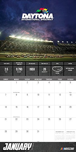 2018 Tracks of NASCAR Wall Calendar