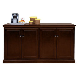 Buffet Storage Credenza with Espresso Finish - 68" W x 24" D, NBF Signature Series Extendable Tables Collection