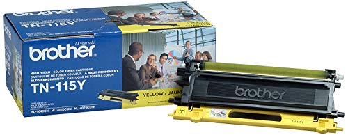 Brother TN115BK, TN115C, TN115M, TN115Y High Yield Black, Cyan, Magenta and Yellow Toner Cartridge Set