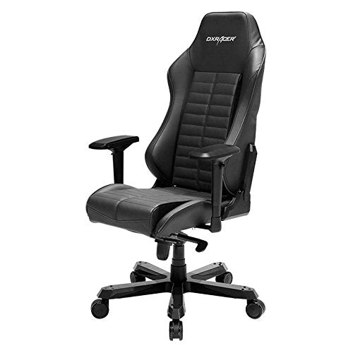 DXRacer OH/IS133/N Iron Series Black Gaming Chair - Includes 2 Free Cushions