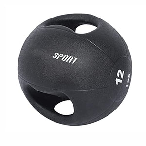 Medicine Balls WXYZ 12lb/5.4kg, Solid Rubber Balance Ball Training Ball, Home Gym Strength Training Equipment