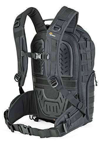 Lowepro ProTactic 350 AW II Modular Backpack with All Weather Cover for Laptop Up to 13 Inch for Professional Cameras, Mirrorless, CSC and Drones, LP37176-PWW, Black