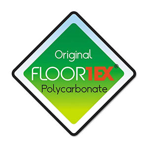 Cleartex Polycarbonate Chair Mat for Low/Medium Pile Carpet, 48 x 53 by Floortex