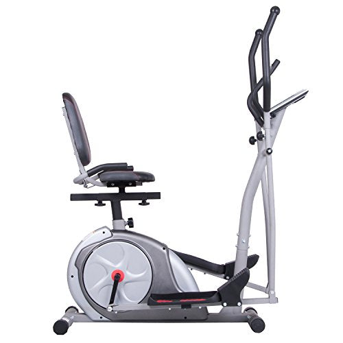 Body Rider 3-in-1 Trio-Trainer/Elliptical, Upright Stationary, and Recumbent Exercise Bike ALL IN ONE Space Saving Machine BRT3980