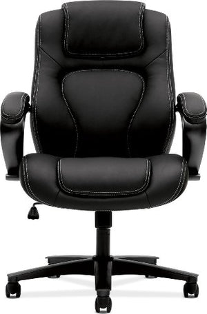 HON High-Back Managerial Office Chair with Loop Arms - Black (VL402)