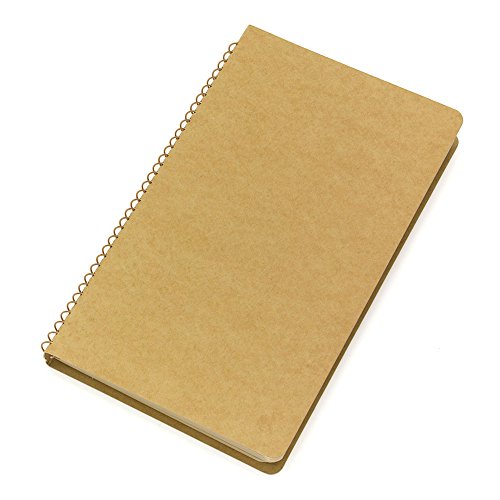 1 X Midori-spiral ring notebook camel blank notebook
