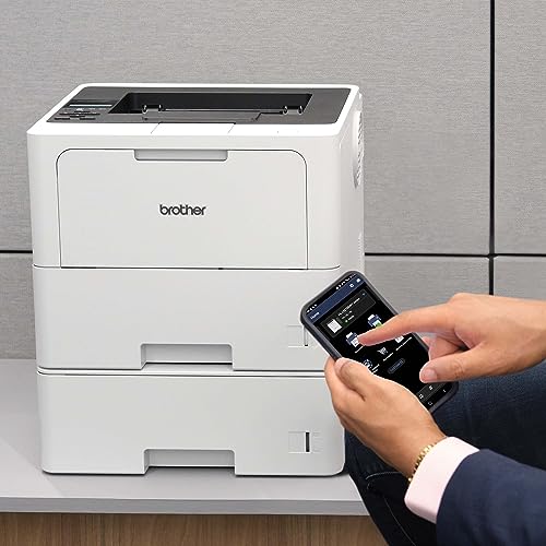 Brother HL-L6210DWT Monochrome Laser Printer with Dual Paper Trays