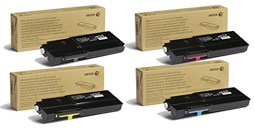 Xerox 106R03500, 106R03501 Genuine Toner Multi-Pack Black Cyan Magenta Yellow