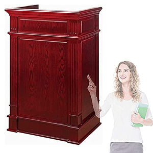 ZEELYDE Acrylic Lectern Podium Stand, Modern Pulpit Host Table - Hotel Welcome, Speech, Guest, Report Table #1