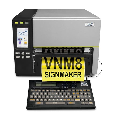 CUTE THINGS & CC VnM8 SignMaker LCD Label Maker with 1800mAh Rechargeable Battery
