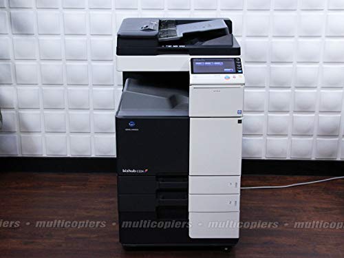 Konica Minolta bizhub C224 Copier-Printer-Scanner 22ppm Color & Black White-2 Trays and Cabinet.