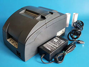 Epson TM-U220B M188B POS Receipt Printer USB Interface - Red & Black Ribbon - with Power Supply (Renewed)