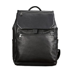 FXZMJN Soft Skin Shoulder Bag Large Capacity Backpack Travel Bag College Feng Computer Bag Tide Men's Bag (Color : A, Size : 43 * 30 * 12cm)