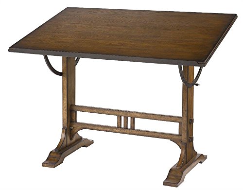 Hammary Studio Home Architect Desk in Oak