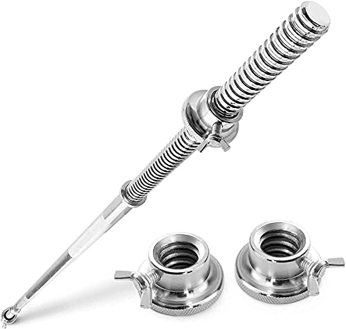 HXFENA 47In Barbell Bar, Professional Straight Weight Lifting Barbell Bar for 1 inch Weights Plates, for Bench Strength Training Home Fitness Equipment,4Ft