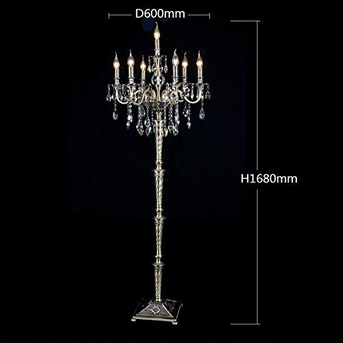 EESHHA Modern Crystal Floor Lamp