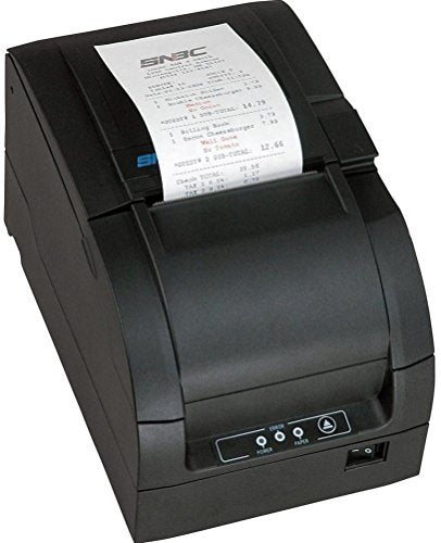 SNBC BTP-M300D Impact Receipt Printer with USB and Serial Interface, Black