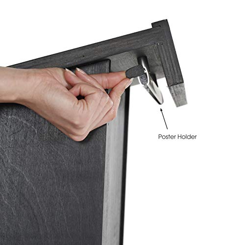 M&T Displays Black Plywood Floor-Standing Podium Lectern with Microphone Slot and Storage Shelf