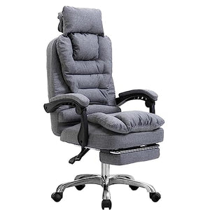 MARURY Big and Tall Office Chair with Removable Cushion - Comfortable Desk Chair for Home Office