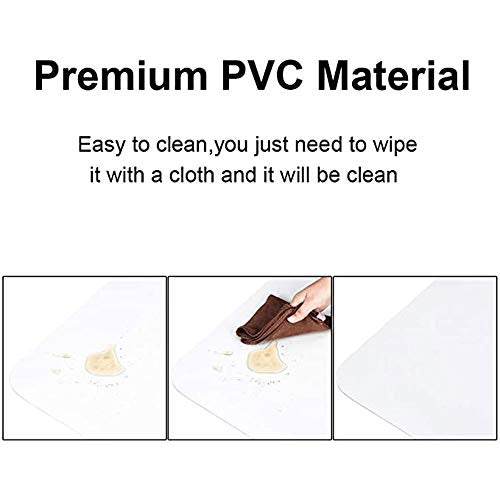 AWSAD Chair Mat, Floor Protector Non Slip Computer Chair Mat - Clear-2.0mm, 200x300cm