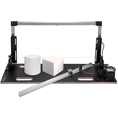 VEVOR Desktop Styrofoam Cutting Machine 42 cm Max. Cut Thickness Foam Cutter 97 cm Max. Cut Length Hot Wire Foam Cutter 0-90° Styrofoam Cutter with Six Heating Wires for Cutting Foams Pearl Cotton